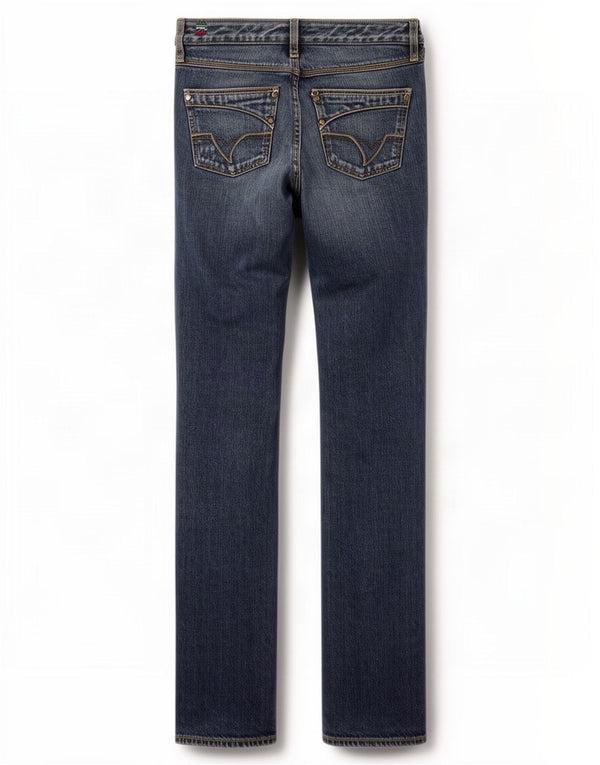 Diesel Jean Kycut Bootcut Femme W25 L34 Bleu Coton