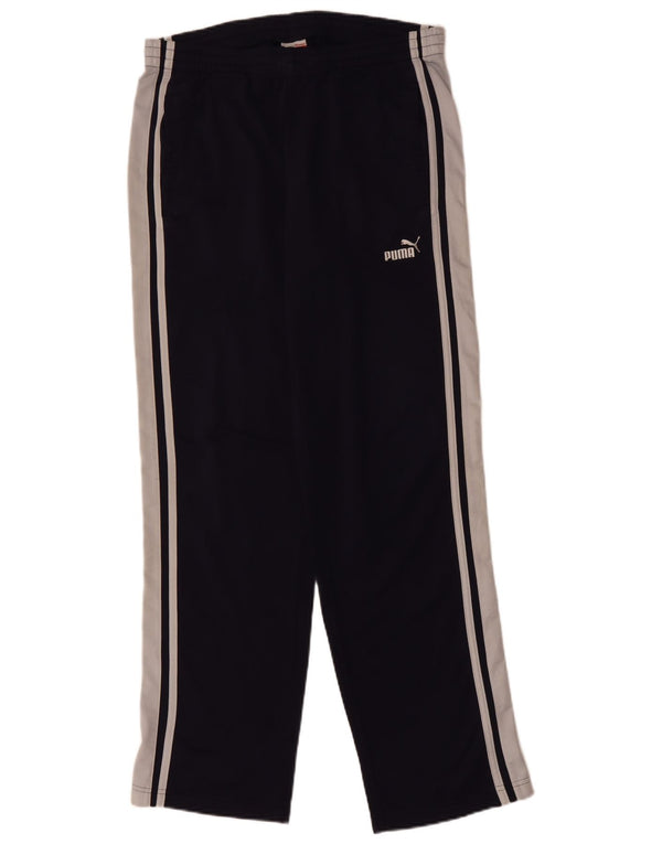 PUMA Pantalon de Survêtement Homme Bleu Marine Moyen Polyester Colorblock