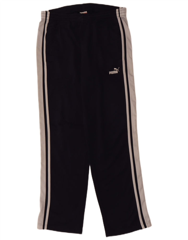 PUMA Pantalon de Survêtement Homme Bleu Marine Moyen Polyester Colorblock