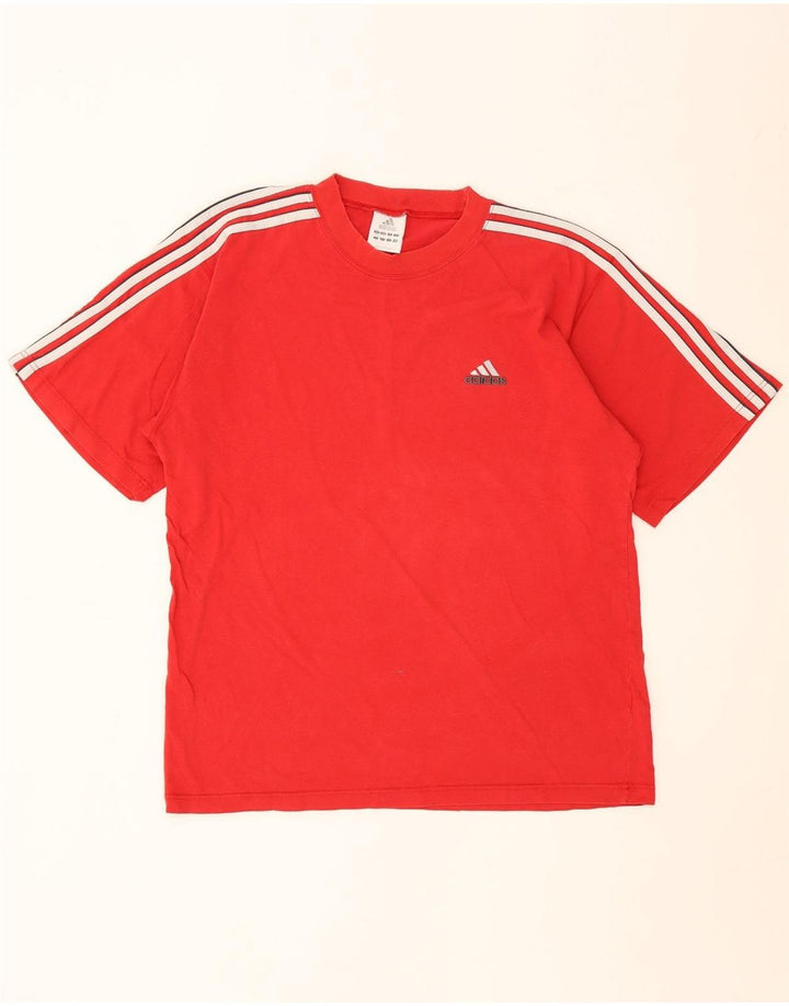 Adidas T-shirt pour homme UK 38/40 Rouge moyen