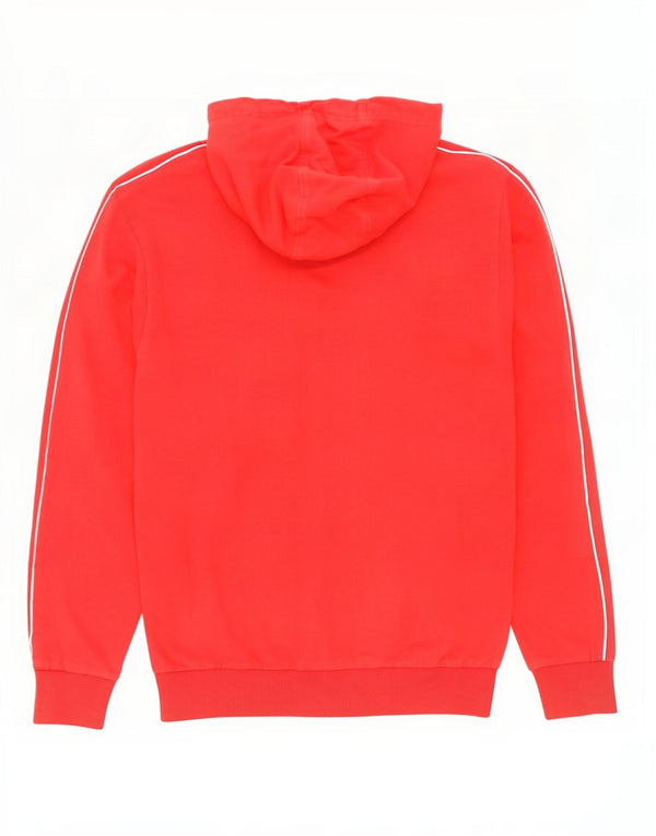 New Era Sweat à Capuche Zippé Chicago Bulls Homme Rouge Moyen Coton