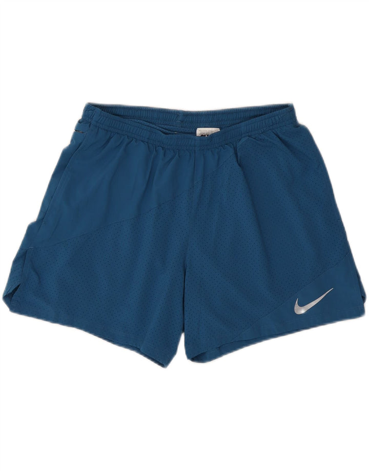 Short de sport Nike Dri Fit pour hommes, grand, bleu, polyester