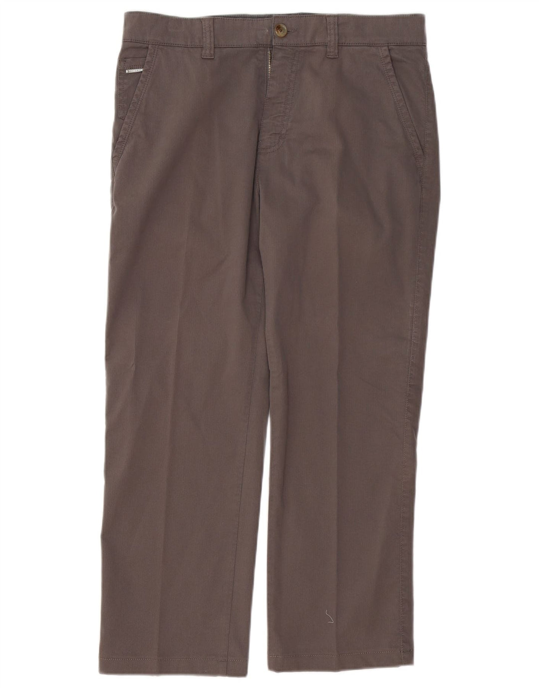 NAVIGARE Pantalon Chino Droit Homme IT 48 Medium W34 L26 Gris Coton
