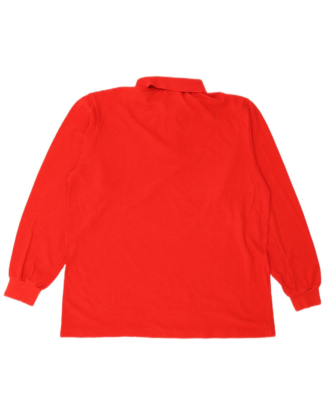 LACOSTE Polo à manches longues pour hommes taille 5 grand coton rouge