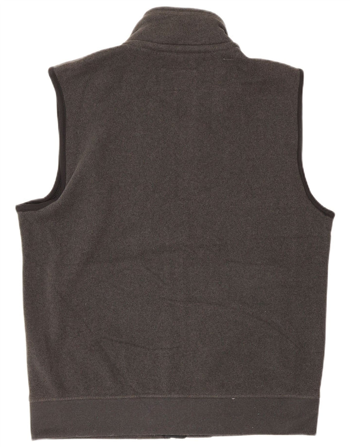 Marks & Spencer Veste de Survêtement sans Manches Homme Gris Moyen Polyester