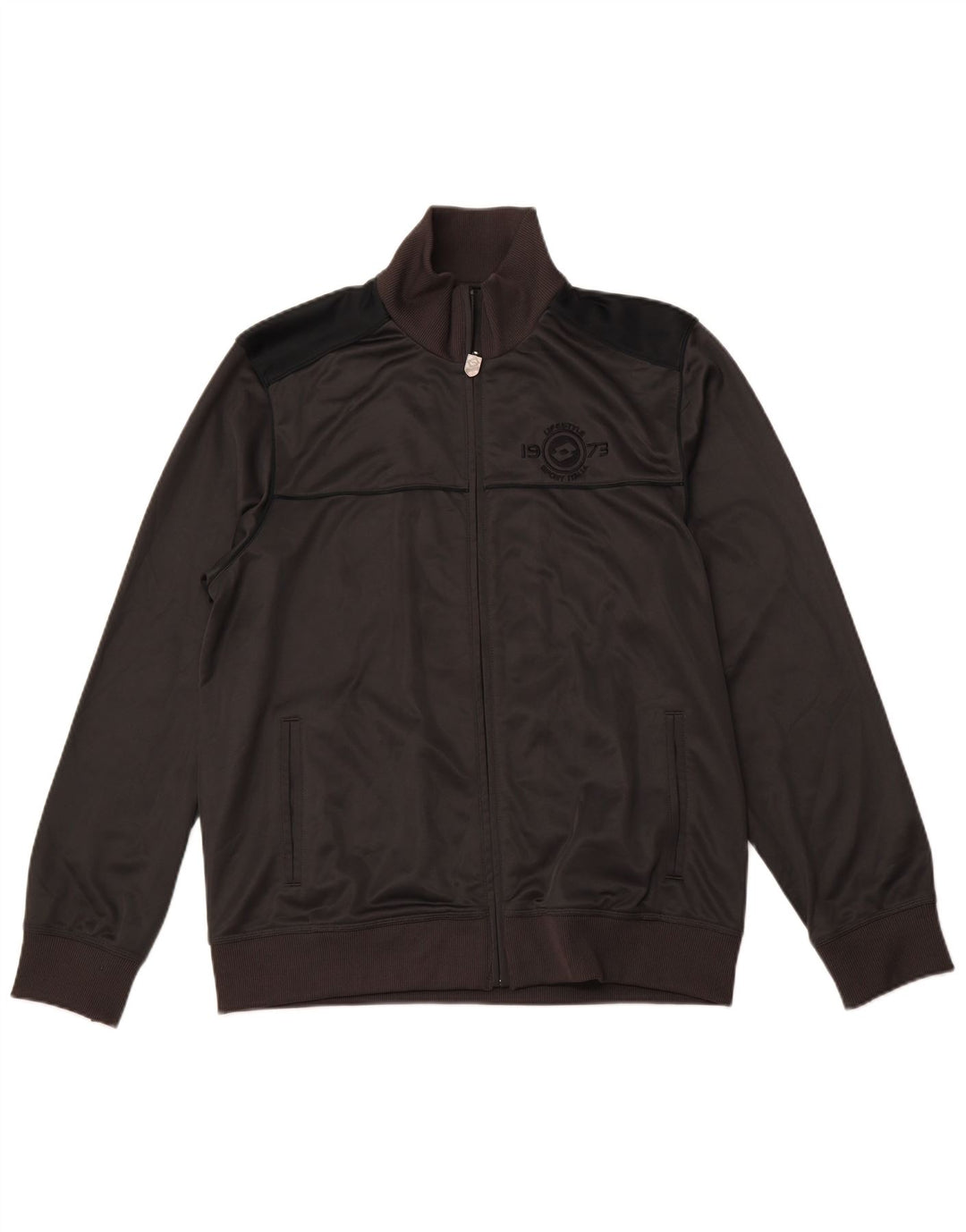 LOTTO Veste de Survêtement Homme XL Gris Colorblock Polyester