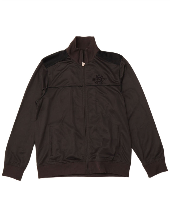 LOTTO Veste de Survêtement Homme XL Gris Colorblock Polyester