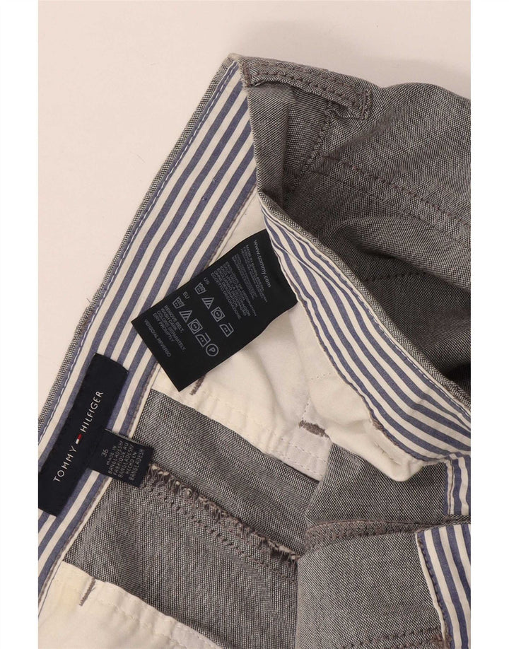 Tommy Hilfiger Short Chino Homme W36 Large Gris Coton