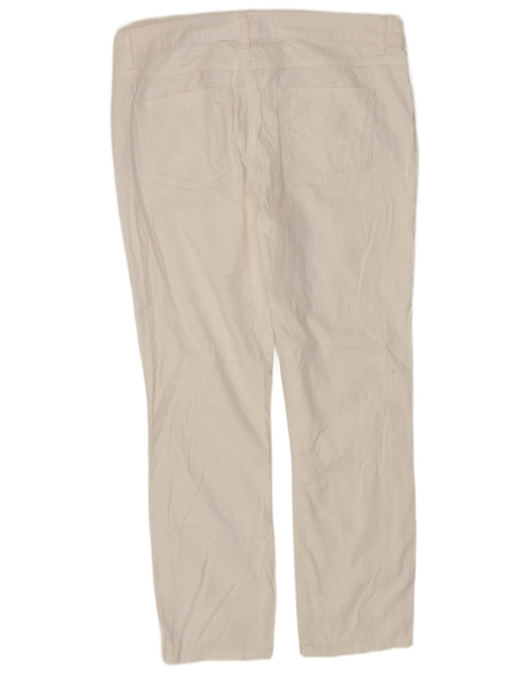 Phase Eight Jean court pour femme UK 14 Large W32 L25 Coton blanc