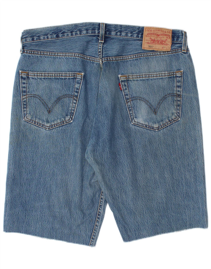 Levi's Short en Jean 501 W36 Homme Bleu Moyen