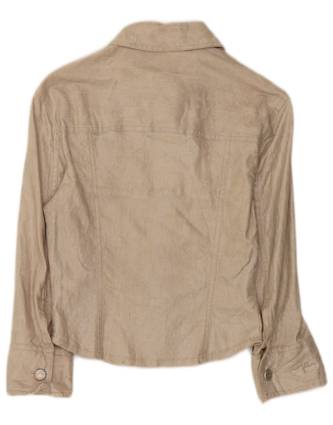 Jegains Mattiolo Veste Bomber Femme UK 12 Lin Beige Moyen
