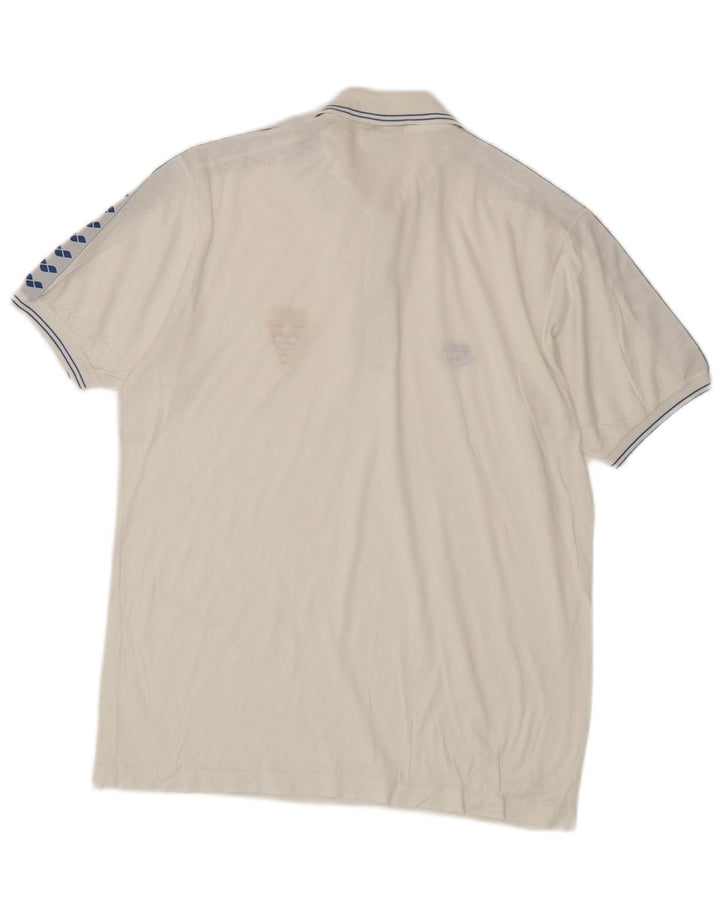 Arena Polo Graphique Homme Blanc Moyen