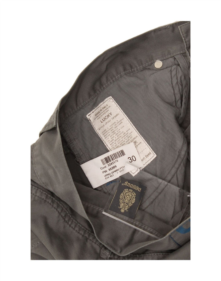 DUNLOP Womens Straight Casual Trousers W30 L31 Grey Vintage Dunlop and Second-Hand Dunlop from Messina Hembry 