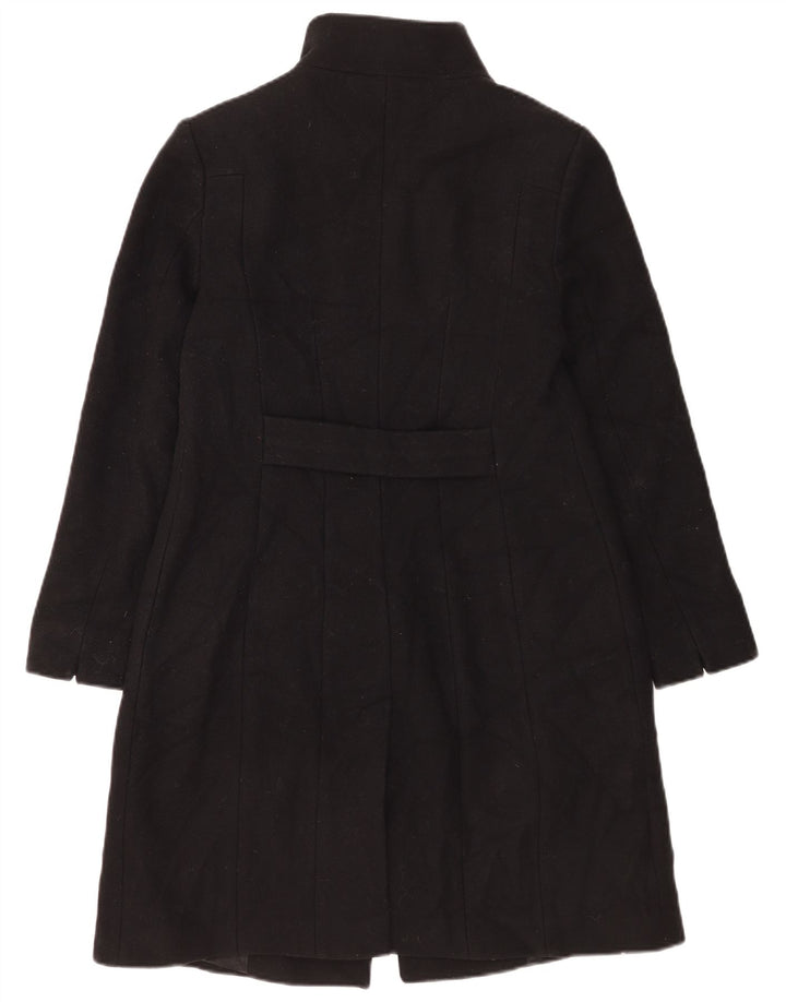 Reiss Manteau Femme UK 10 Petite Laine Noire