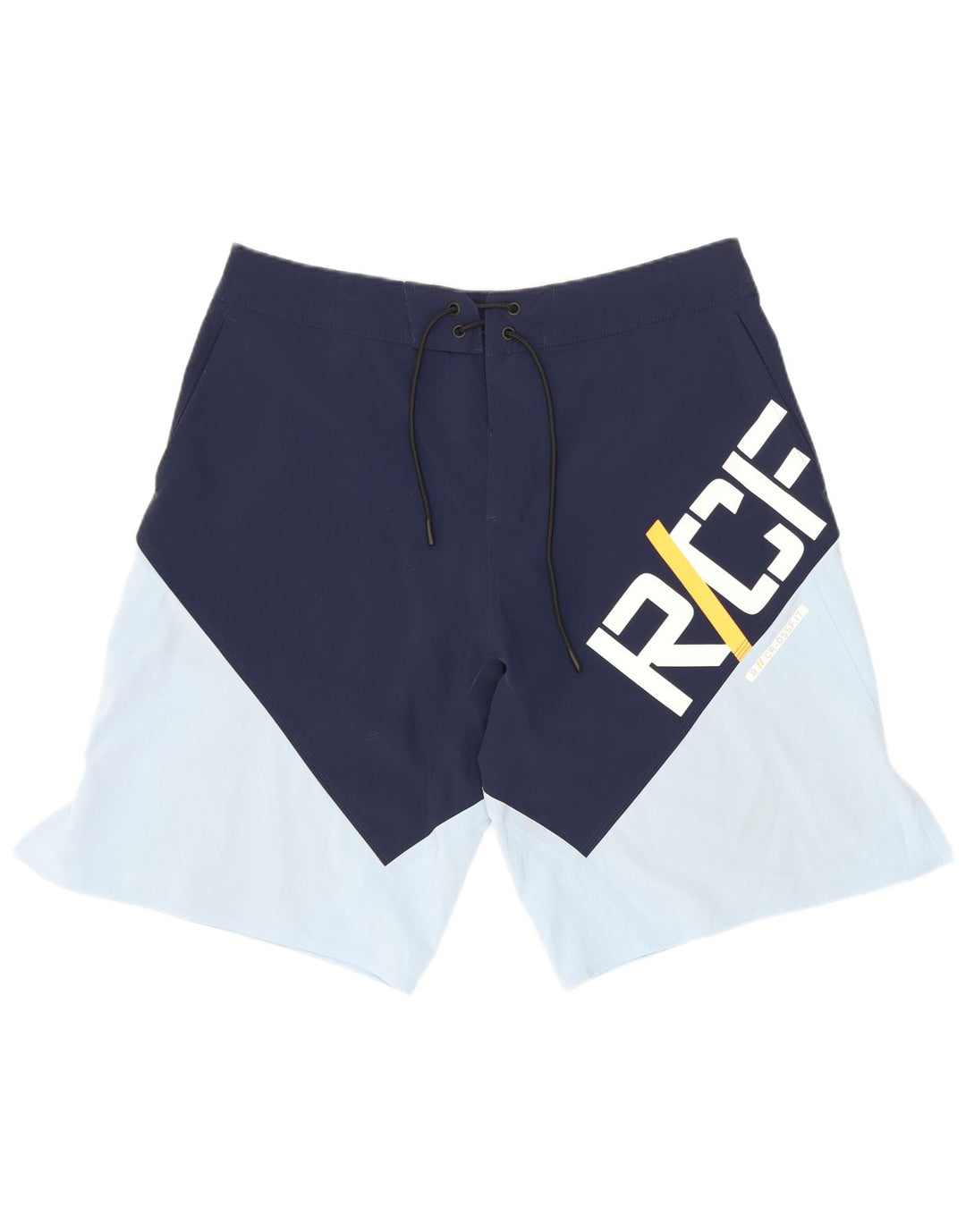 Reebok Short de Bain Graphic Homme Bleu Moyen Nylon Colorblock