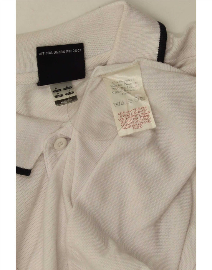 Umbro Polo Homme Blanc Moyen Polyester