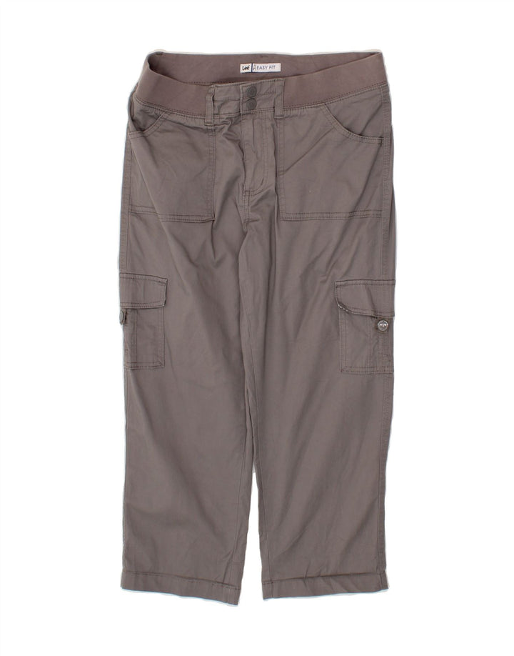 LEE Womens Easy Fit Straight Cargo Trousers W30 L23 Grey Cotton Vintage Lee and Second-Hand Lee from Messina Hembry 