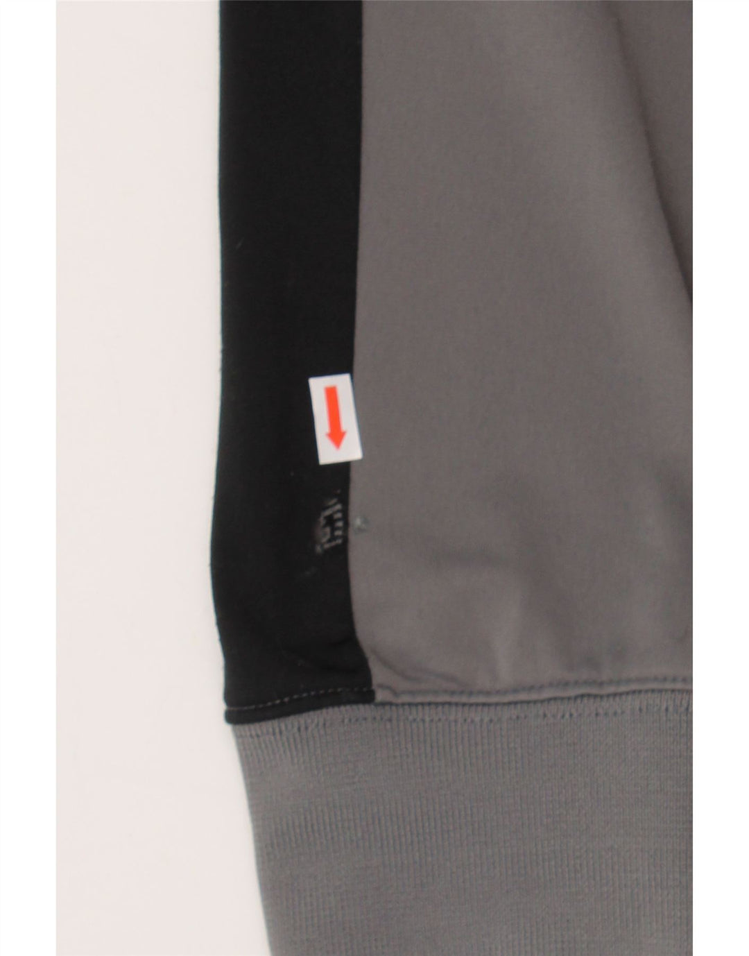 NIKE Mens Graphic Tracksuit Top Jacket UK 35/37 Small Grey Colourblock Vintage Nike and Second-Hand Nike from Messina Hembry 