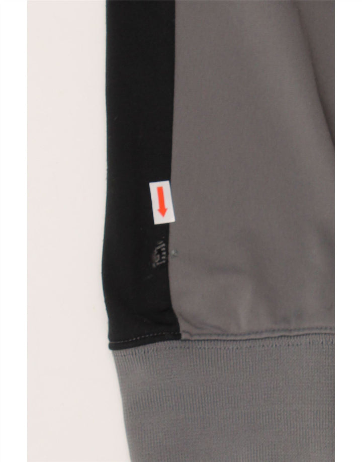 NIKE Mens Graphic Tracksuit Top Jacket UK 35/37 Small Grey Colourblock Vintage Nike and Second-Hand Nike from Messina Hembry 