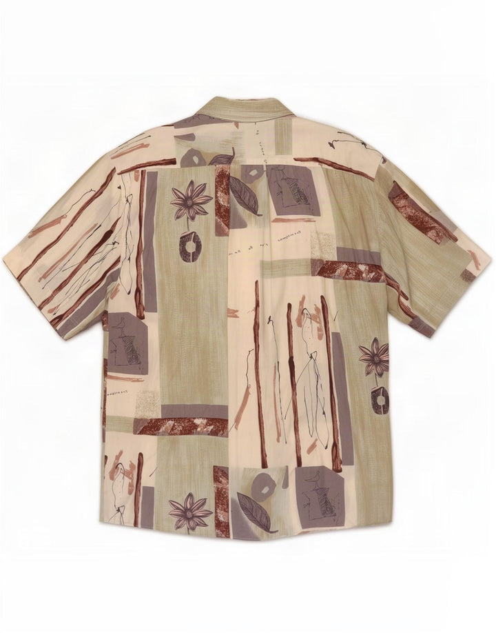 Dornbusch Chemise à manches courtes pour homme Taille 41/42 Grand patchwork multicolore