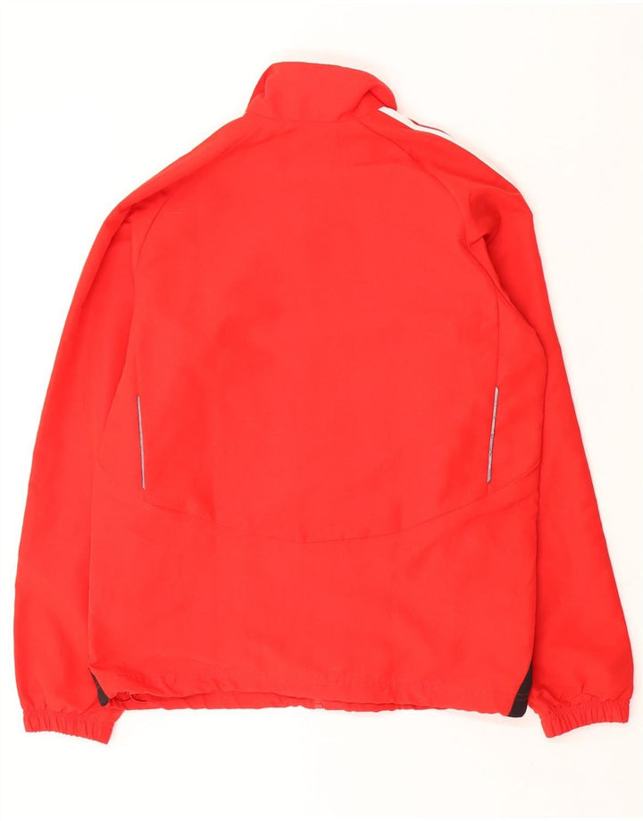 ADIDAS Veste de survêtement pour homme UK 38/40 Polyester color block rouge moyen