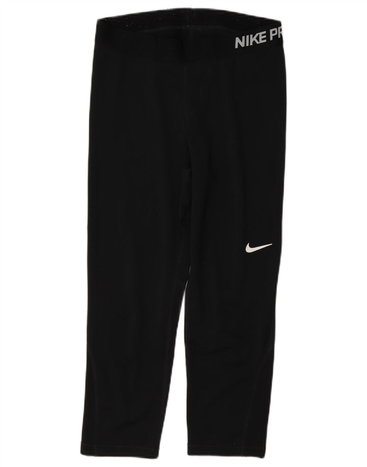 Nike Legging Capri Dri Fit Graphic pour femme UK 12 Noir moyen