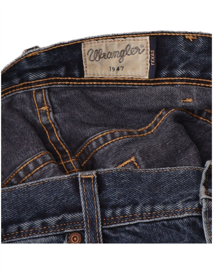 WRANGLER Jean Droit Texas Homme W36 L32 Bleu Marine Coton