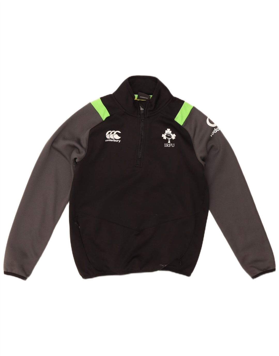 CANTERBURY Sweat-Shirt Graphique IRFU Garçon 11-12 Ans Noir