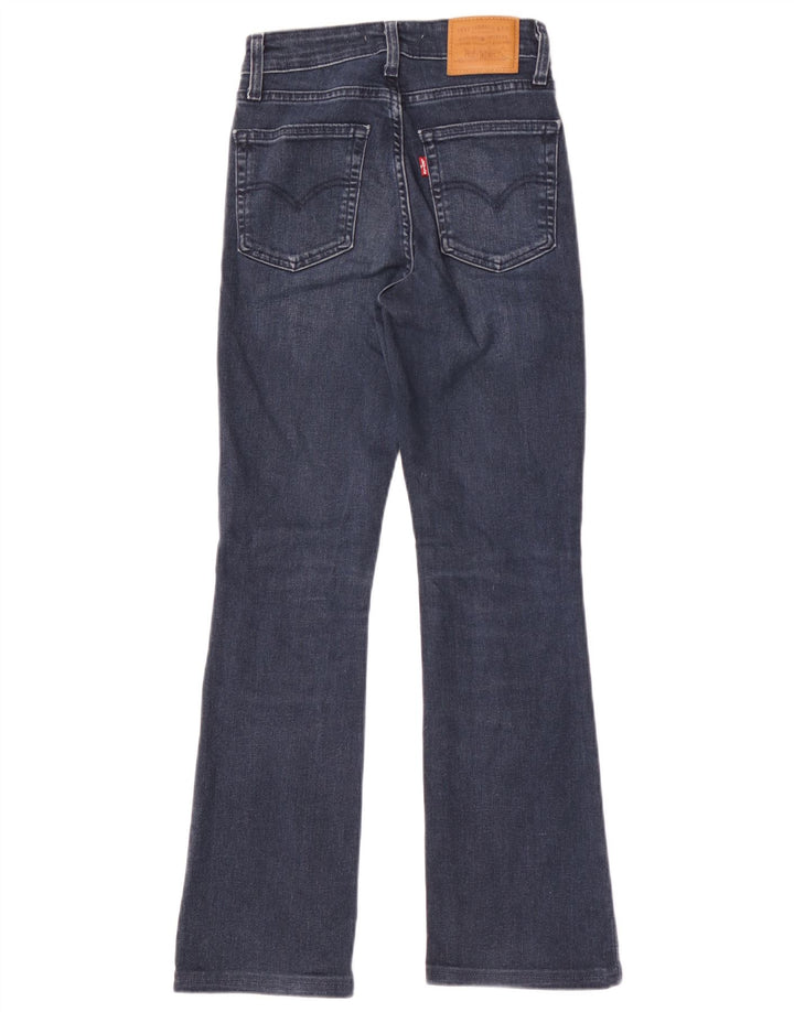 Levi's Jean Bootcut Taille Haute 725 Femme W24 L30 Bleu Marine Coton