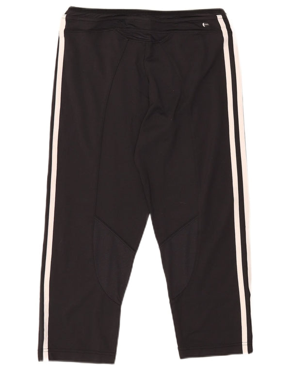 ADIDAS Pantalon de survêtement Clima 365 Capri pour femme UK 16 Large Noir Nylon