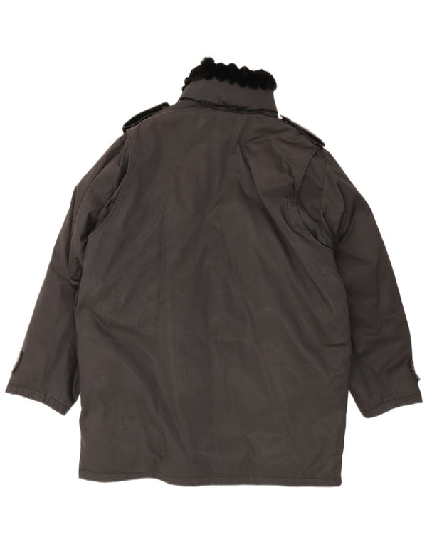 Blumarine Parka pour homme UK 40 Large Noir