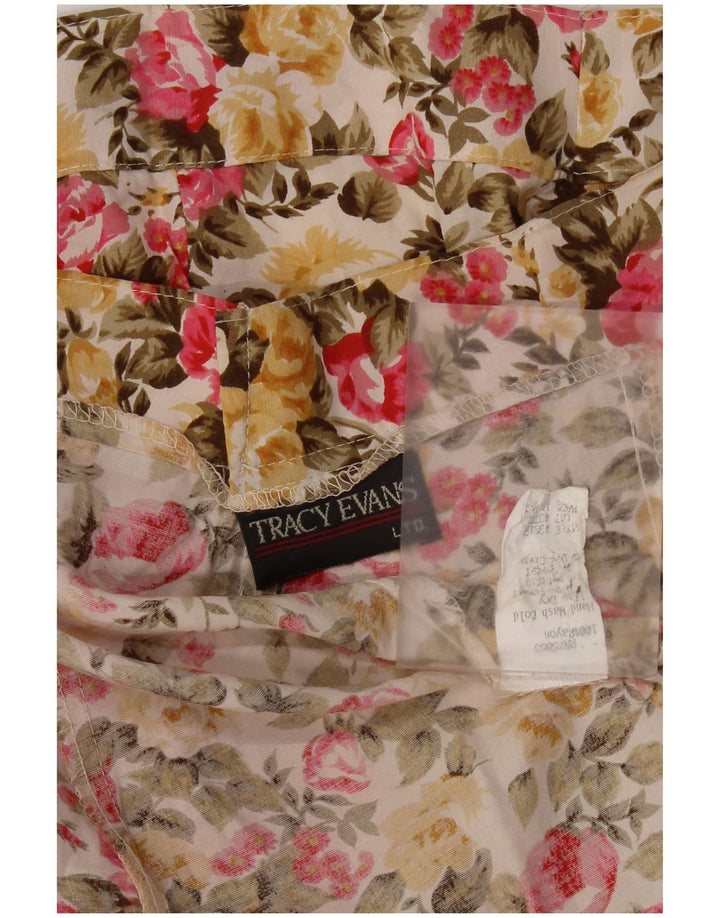 Tracy Evans Jupe trapèze pour femme W28 en rayonne florale multicolore moyenne