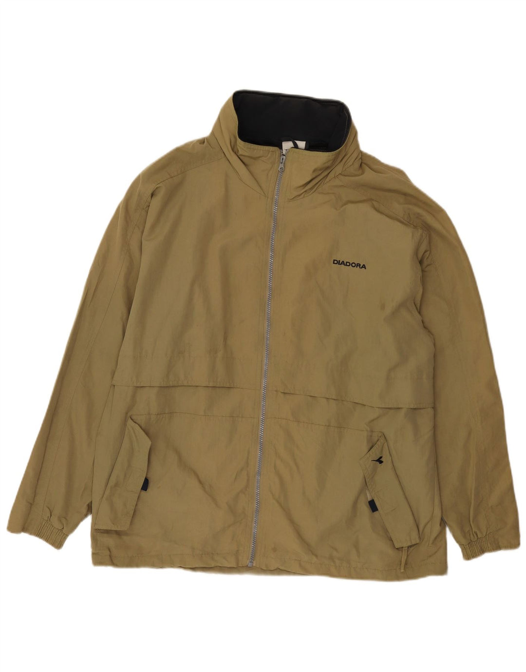 Diadora Veste de Pluie Homme UK 38 Medium Kaki Polyamide