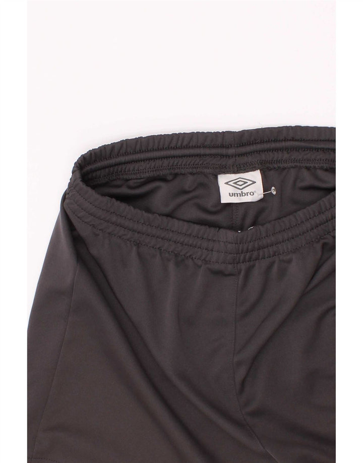 Umbro Short de Sport Garçon 9-10 Ans Gris Moyen