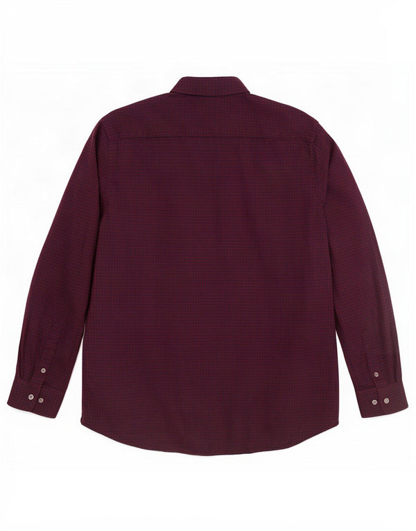 French Connection Chemise Slim Fit XL Homme Bordeaux à Carreaux Coton