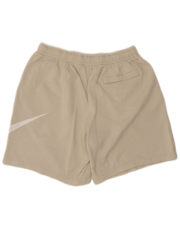 Nike Mens Graphic Sport Shorts XL  Beige Cotton