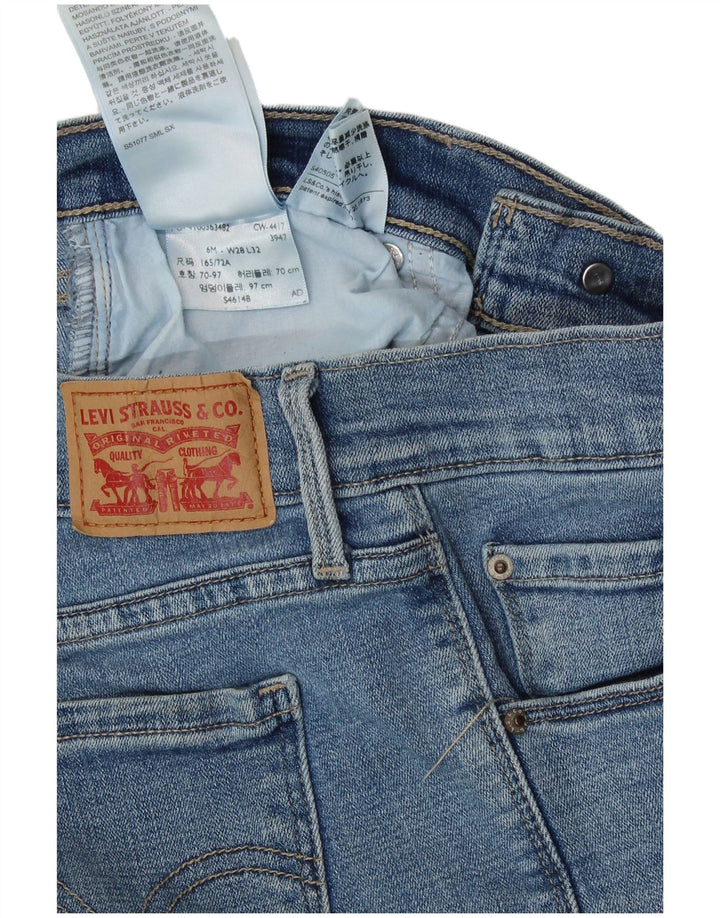Levi's Jean Droit 505 Femme US 6 Moyen W28 L32 Bleu Coton