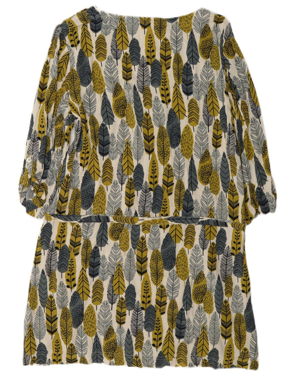 Weird Fish Robe droite à motif abstrait pour femme UK 12 Medium Multicolore