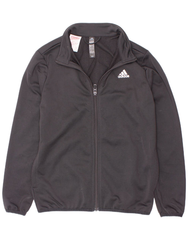 Adidas Veste de Survêtement Graphique Garçon 9-10 Ans Noir Polyester