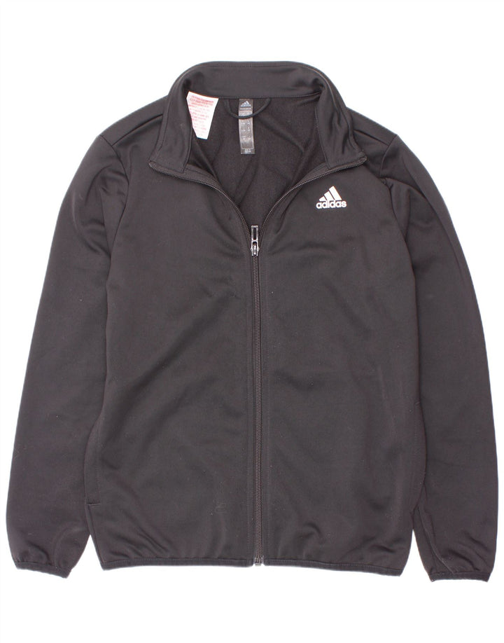Adidas Veste de Survêtement Graphique Garçon 9-10 Ans Noir Polyester
