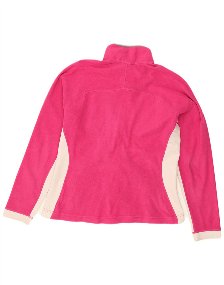 The North Face Veste polaire pour femme UK 16 Large Rose Colourblock Polyester