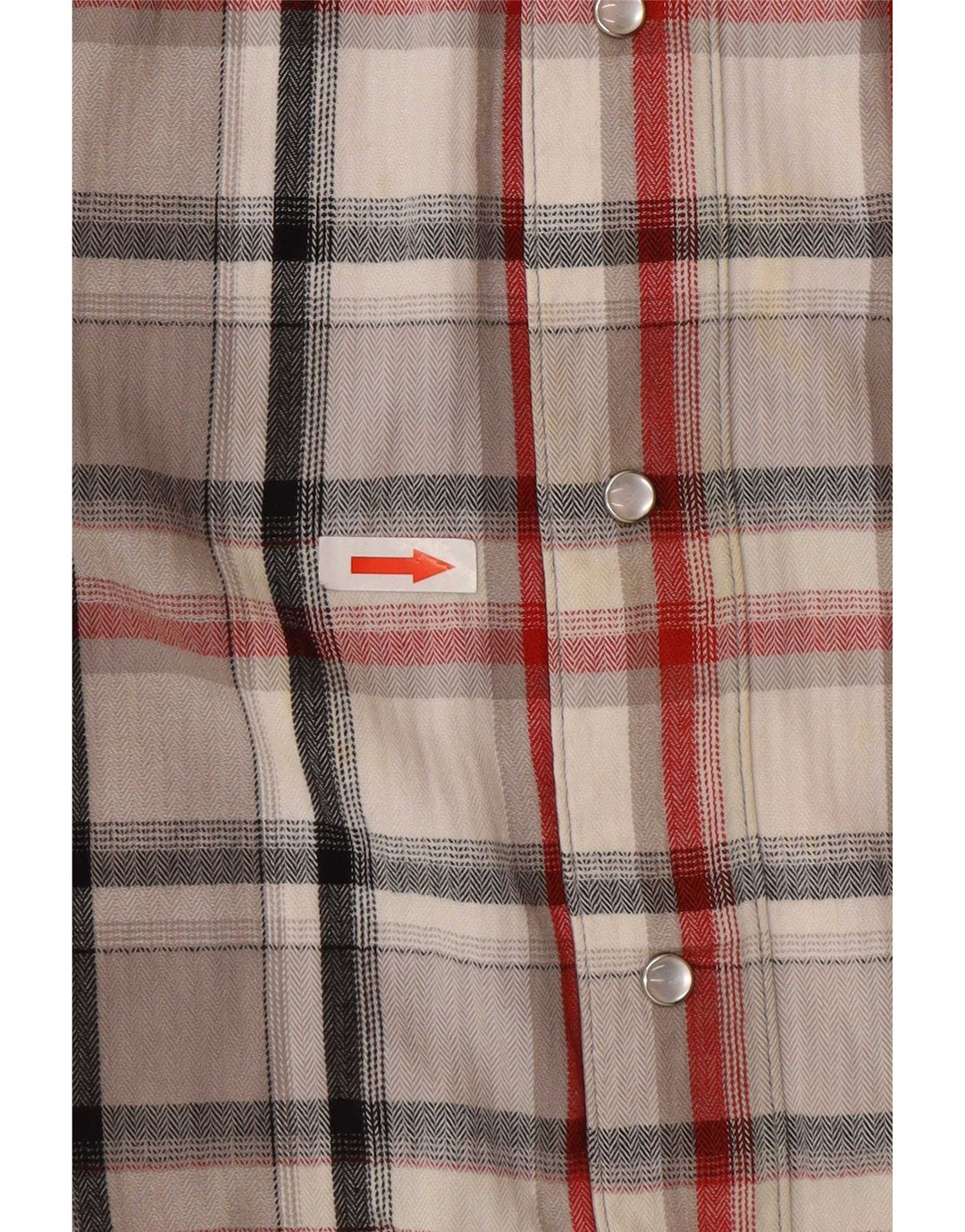 Levi's Chemise Flannel Homme Gris Moyen Carreaux Coton