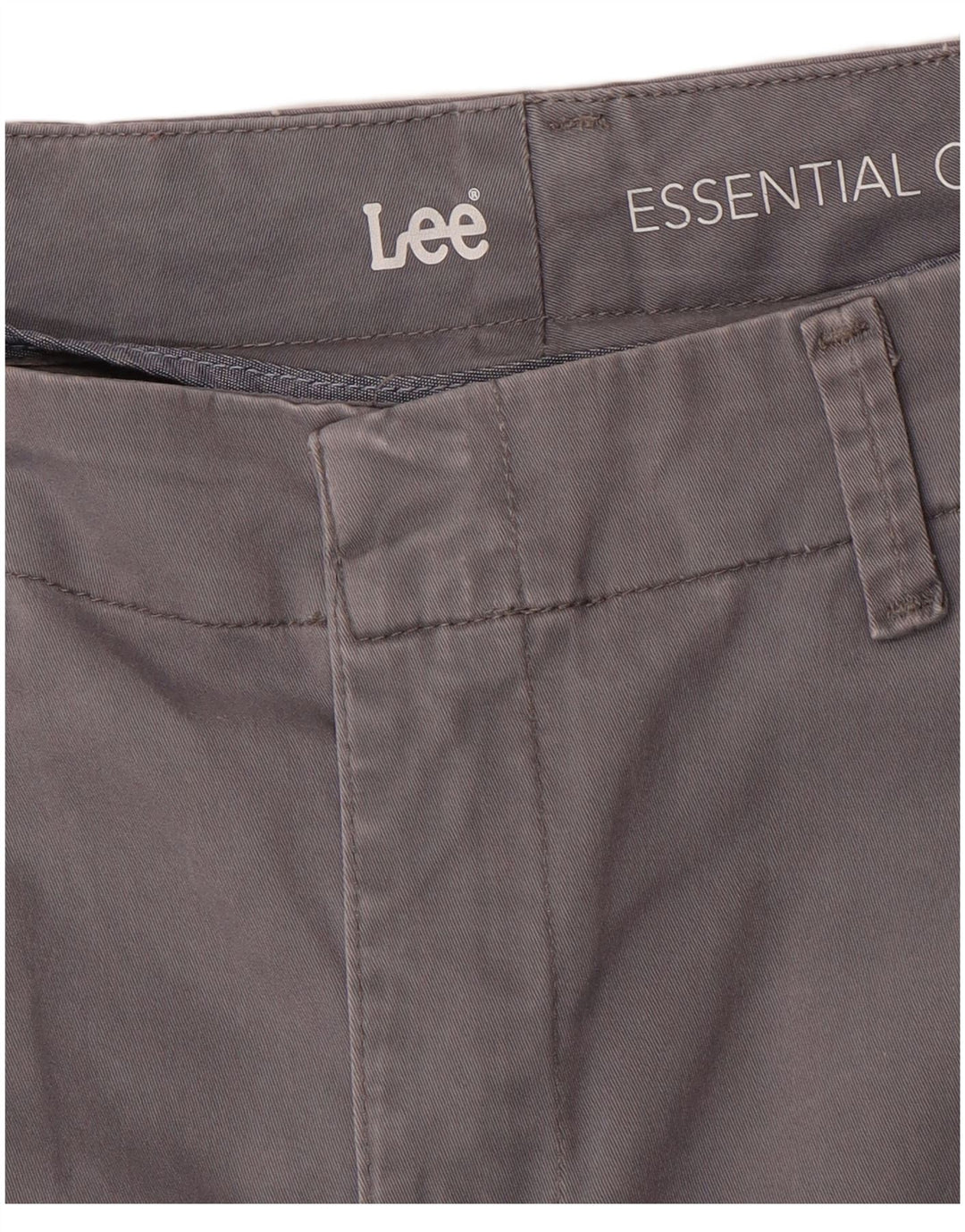 LEE Pantalon Chino Droit Femme W34 L29 Gris