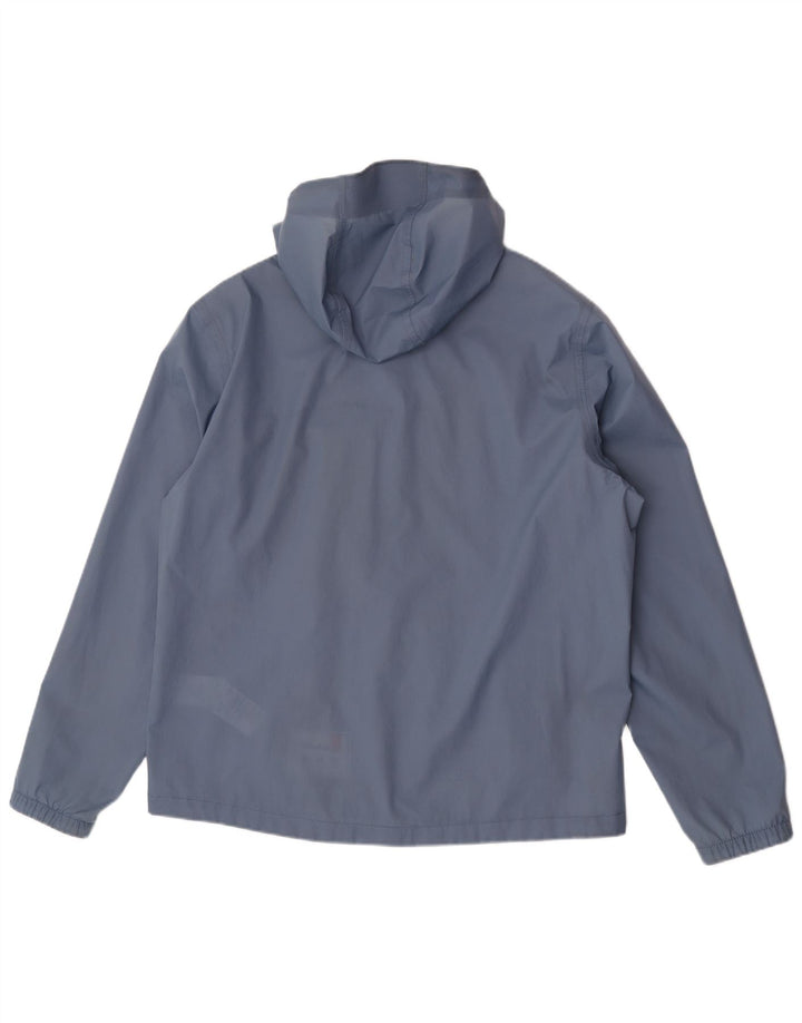 Timberland Veste de pluie à capuche pour homme UK 40 Large Bleu Nylon