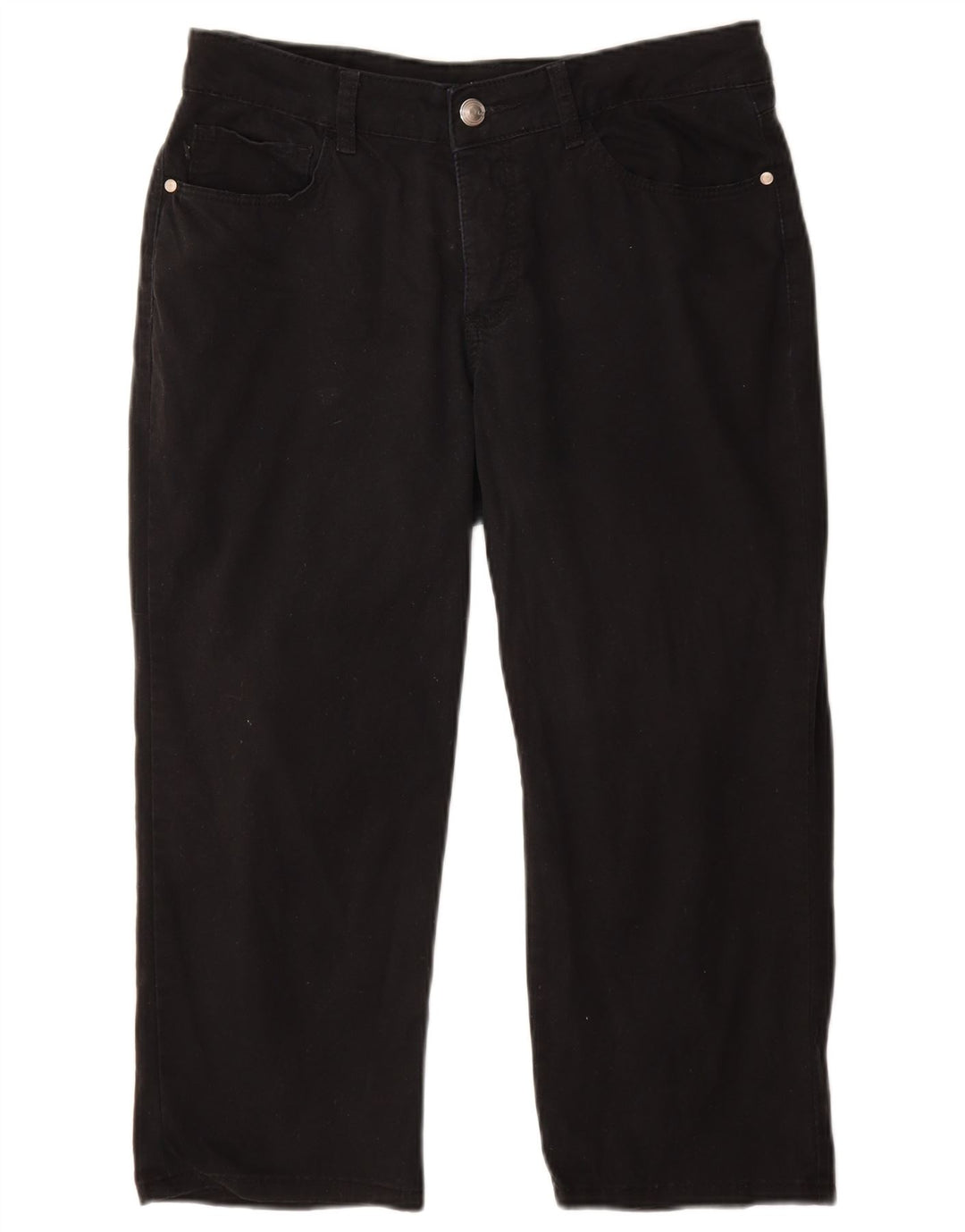 LEE Pantalon Capri Coupe Classique Femme W32 L22 Noir