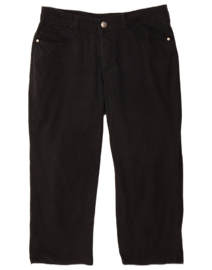 LEE Pantalon Capri Coupe Classique Femme W32 L22 Noir