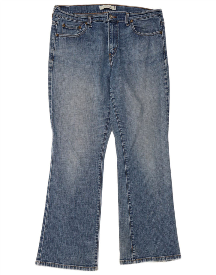 Levi's Jean bootcut 515 pour femme US 12 Large W32 L29 Bleu Coton