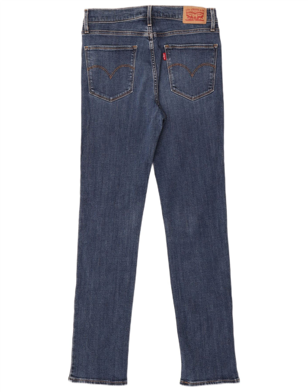 Levi's Jean Droit 724 Taille Haute Femme W29 L32 Bleu Coton