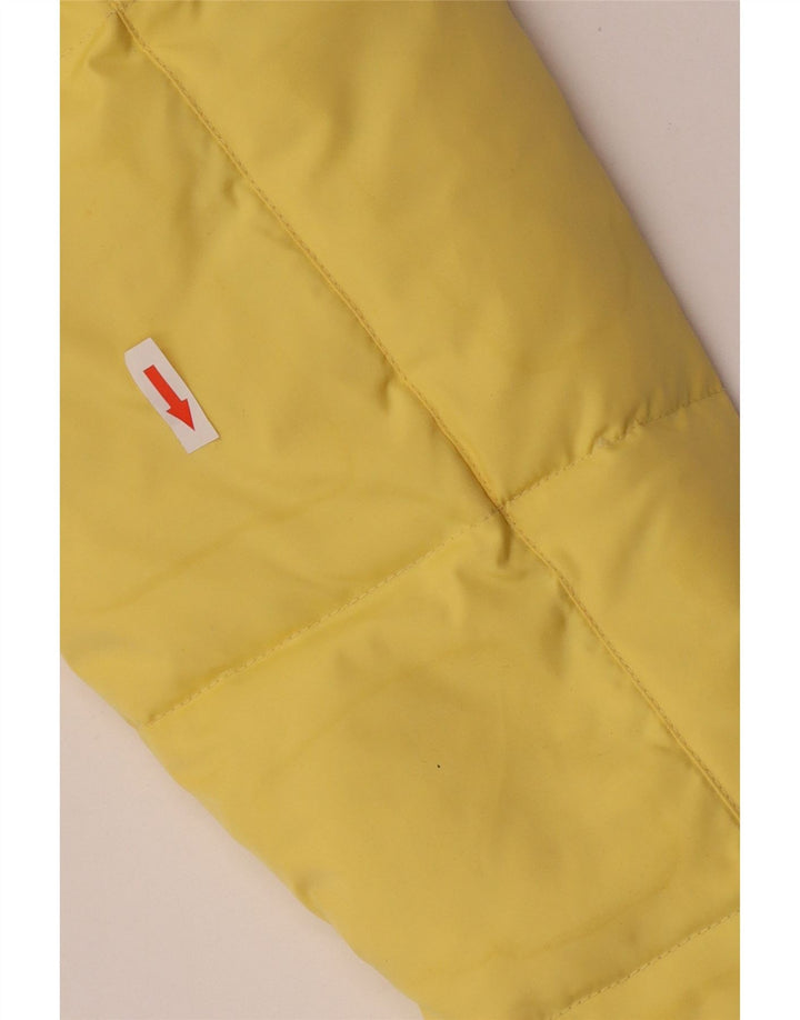 Charro Veste matelassée à capuche graphique pour homme UK 36 Small Jaune Polyester