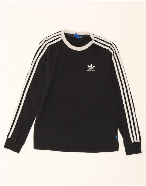 ADIDAS Haut à manches longues pour femme UK 6 XS Noir Coton